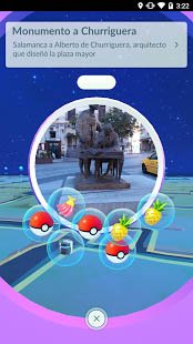 Pokemon Go Monumento y zona de caza