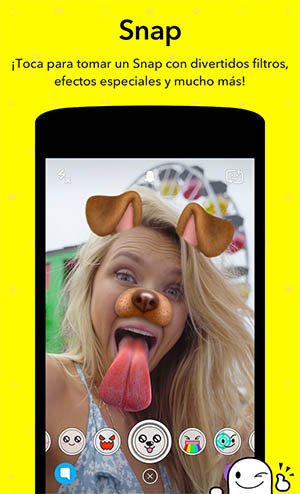 Snapchat filtros