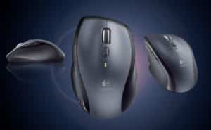 Mejor ratón para ordenador: Ratón inalámbrico Logitech M705 Marathon vista lateral y superior