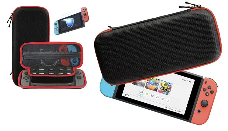 Funda + Protector de Pantalla de Vidrio Templado Nintendo Switch
