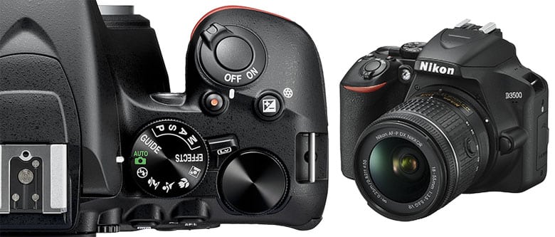 NikonD3500 Mejor cámara réflex para principiantes