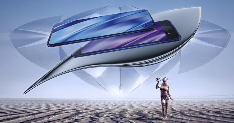 Móviles raros, ediciones especiales y smartphones con un toque diferente movil volando imagen grande destacada