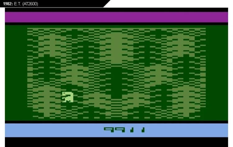 ET Atari en el bosque. Los peores videojuegos de la historia reciente y no tan reciente