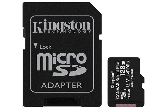 Kingston Canvas Select Plus Tarjeta microSD con adaptador