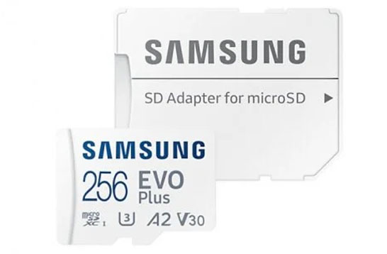 Samsung Evo Plus Micro SD con adaptador
