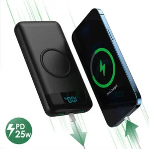 Batería Externa AXNEB 26.800mAh con carga inalámbrica