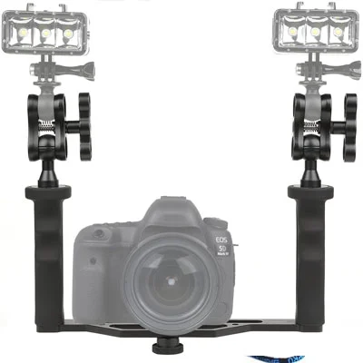 Estabilizador cámara réflex. Accesorios de buceo para cámaras GoPro y otras cámaras deportivas