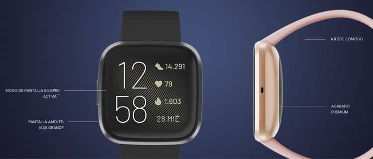fitbit versa 2 - El smartwatch con mejor batería a la venta