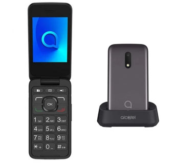 Alcatel 3026 teléfono móvil para senior con base de carga