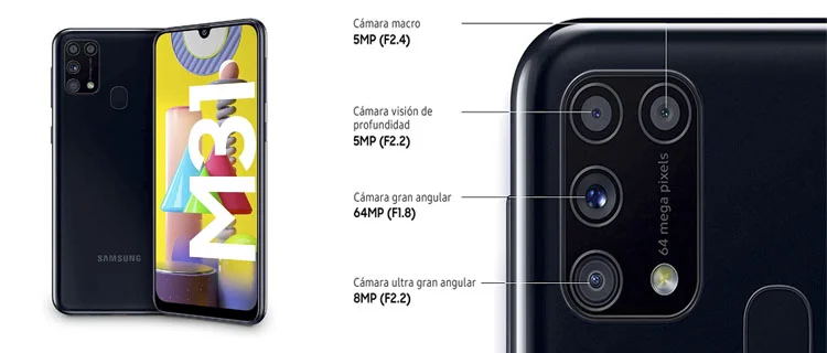 samsung galaxy m31 Los móviles Samsung más actuales para comprar
