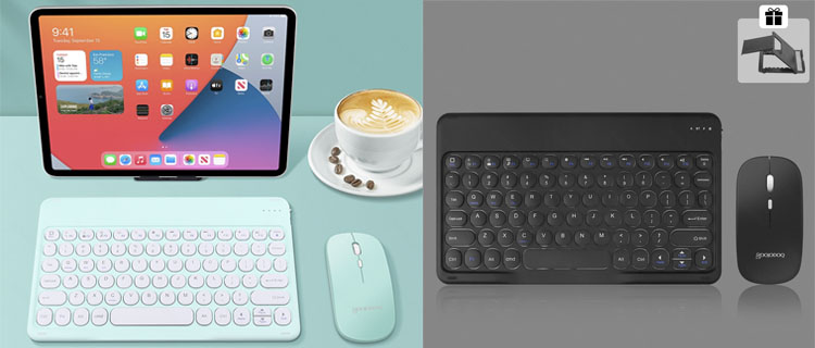 teclado y ratón varios colores ipad y android