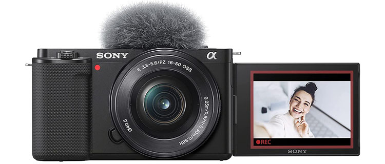 Sony Alpha ZV-E10L - Cámara vlog sin espejo de objetivos intercambiables con lente de kit Power Zoom de 16-50 mm