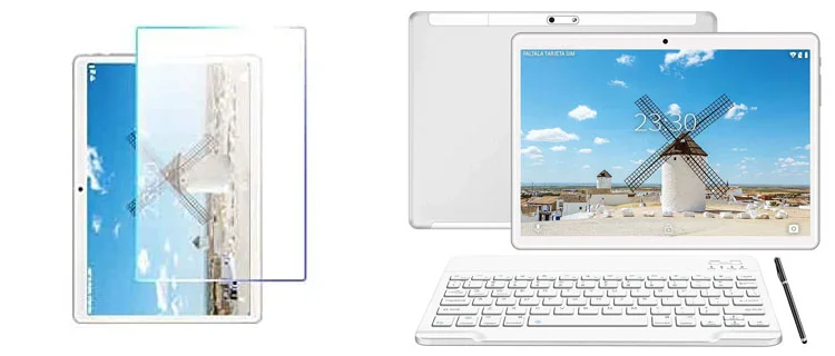 Tablet 10 Pulgadas con 4GB RAM 64GB ROM Android 10 YESTEL Tablet con Teclado ampliables hasta 128GB