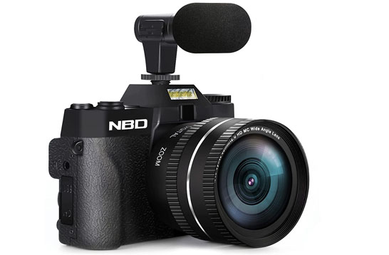 NBD Cámara Digital Vlogging 4K y foto 48MP